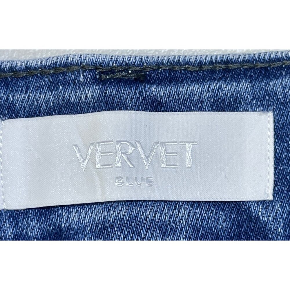 Vervet Blue Womens Size 20W Cortney Stretch Mom Shorts - Picture 8 of 10